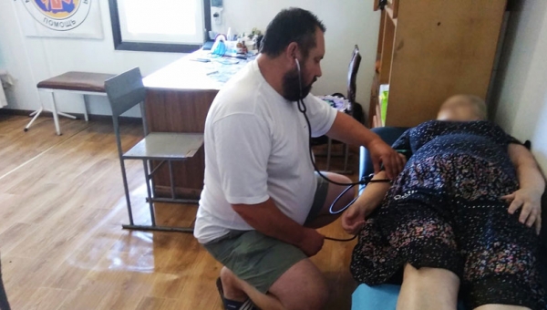КПВВ Станица Луганская первая помощь
