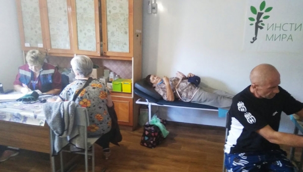 КПВВ Станица Луганская оказание медицинской помощи