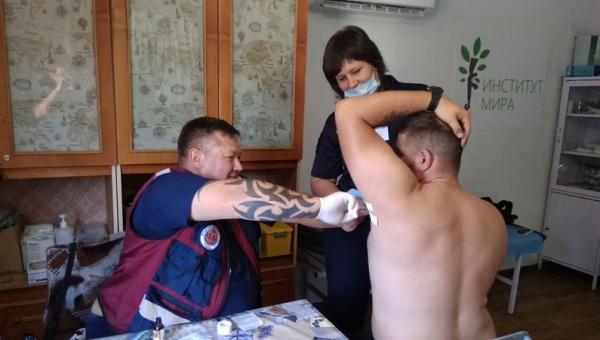 КПВВ Станица Луганская оказание медицинской помощи
