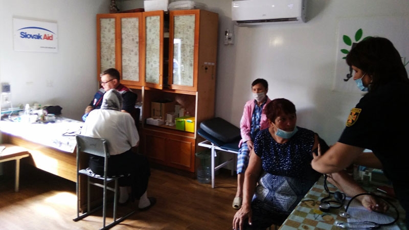 КПВВ Станица Луганская оказание медицинской помощи