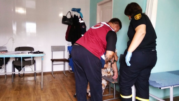 КПВВ Станица Луганская оказание медицинской помощи