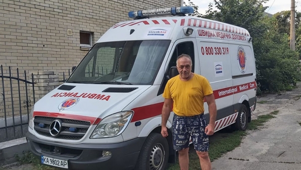 Скорая помощь на КПВВ Станица Луганская