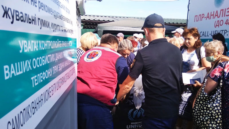 КПВВ Станица Луганская оказание медицинской помощи