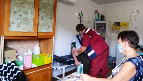 КПВВ Станица Луганская оказание медицинской помощи