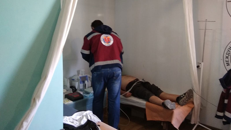 КПВВ «Станица Луганская» оказание медицинской помощи